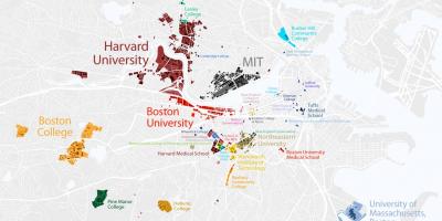 Карту Бостонского университета