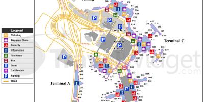 Карта Международный аэропорт Логан