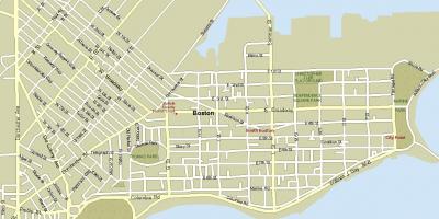 Карта улиц Бостона