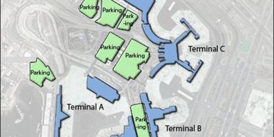 Карта терминала аэропорта Логан с